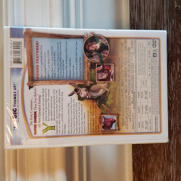 💖HP💖 Shrek (New DVD 2003) Eddie Murphy Cameron Diaz. Brand New Sealed! - Picture 2 of 6